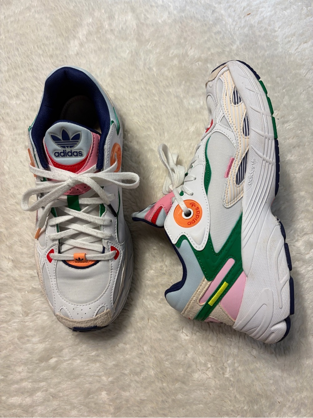 Adidas Originals Astir chunky dad white multicolor sneakers